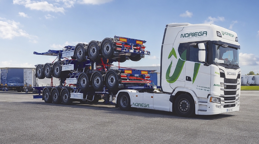 Los nuevos chasis están preparados para transportar una amplia variedad de contenedores.