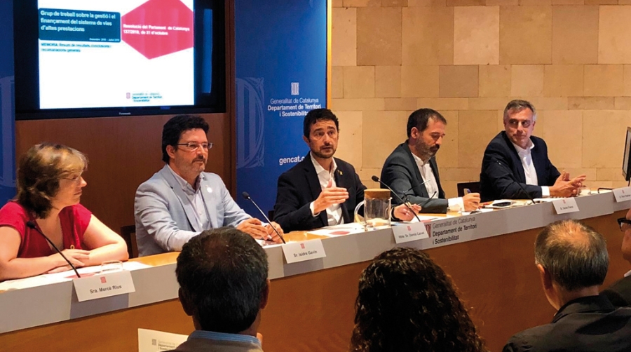 El transporte de mercanc&iacute;as se suma a los trabajos para dise&ntilde;ar el modelo de gesti&oacute;n de la red viaria de altas prestaciones de Catalunya