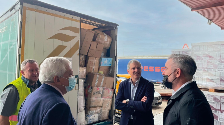Fundaciónlamagniere y Grupo Logístico Pantoja han enviado medicamentos, materiales sanitarios y alimentos.