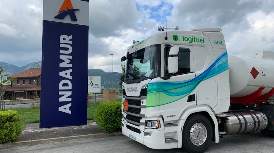Logifuel incorpora su primer GNL de la mano de Scania