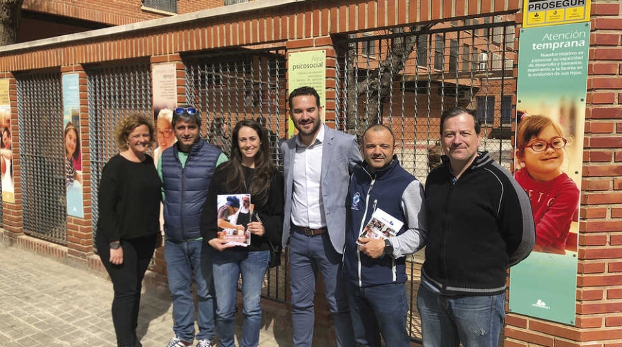 Representantes de Asindown y Coordinadora Solidaria en una reciente reuni&oacute;n.