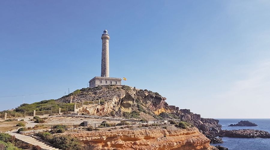 La Autoridad Portuaria de Cartagena impulsa las actuaciones que mejorarán el entorno del Faro de Cabo de Palos.