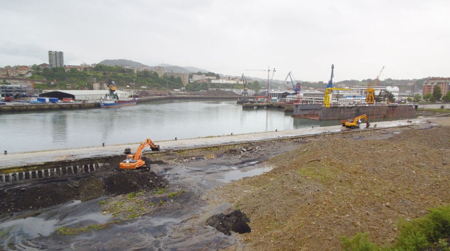 Comienzan las obras de adecuaci&oacute;n del muelle Iberdrola de Pasaia