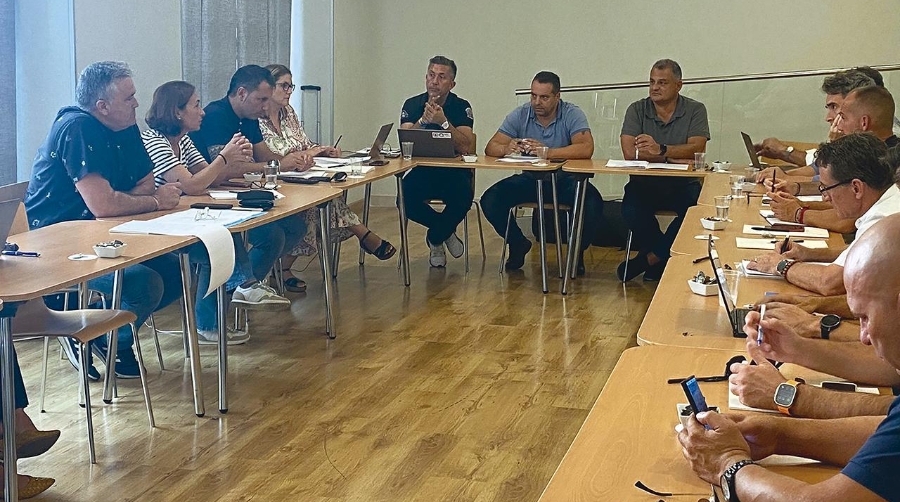 Un momento de la reunión del Secretariado Confederal de la Coordinadora Estatal de Trabajadores del Mar (CETM).