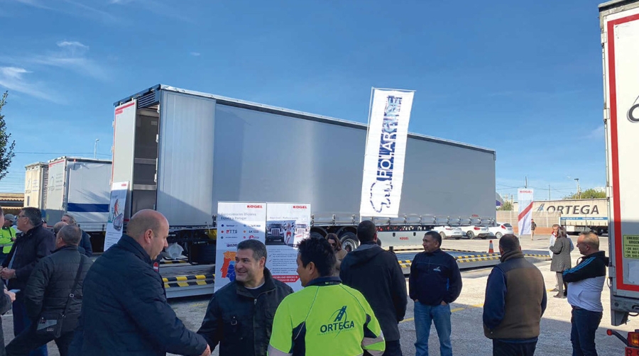 PolarCube presenta su plataforma aligerada Kogel en un evento organizado por Transportes Generales Ortega