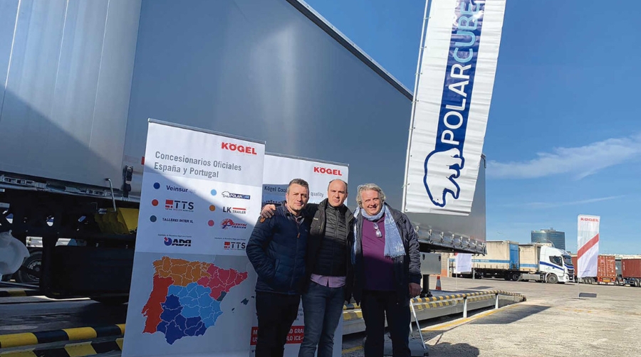 PolarCube presenta su plataforma aligerada Kogel en un evento organizado por Transportes Generales Ortega