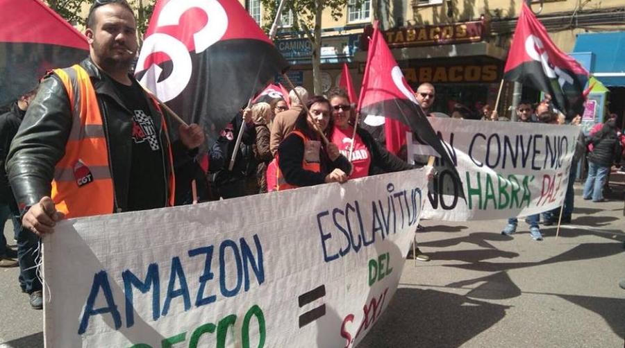 Los trabajadores del centro log&iacute;stico de Amazon de San Fernando de Henares volvieron a realizar paros parciales el viernes 1 de junio