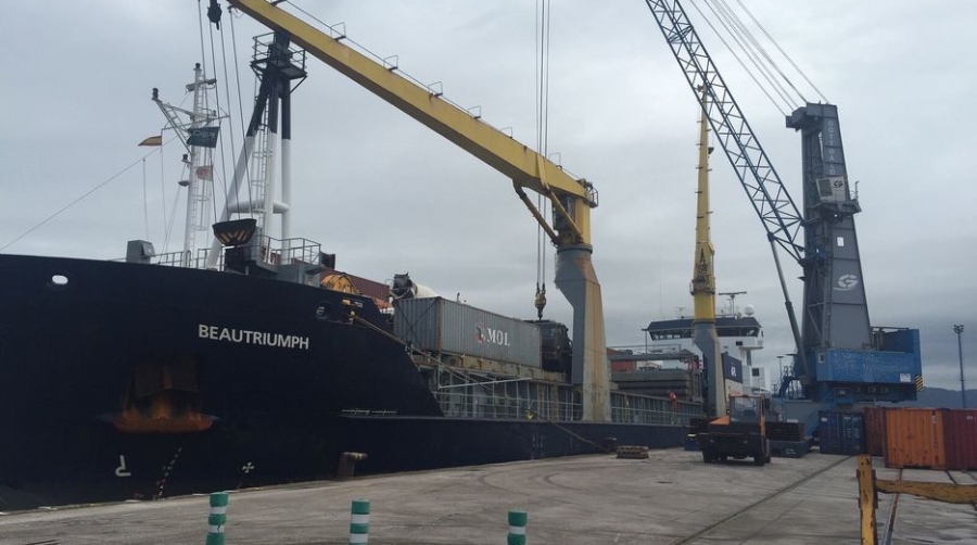 El &quot;Beautriumph&quot; inaugura el nuevo servicio de ECL que une el Puerto de Gij&oacute;n con Caribe