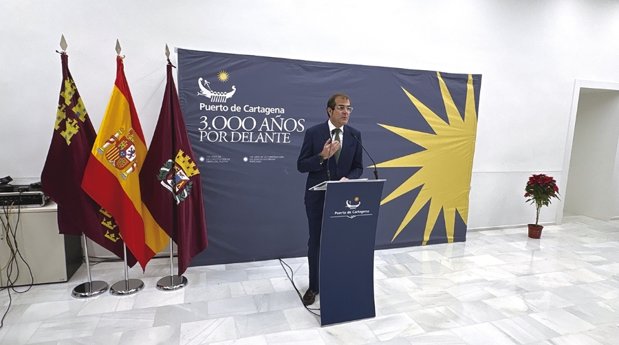 Pedro Pablo Hernández, presidente de la Autoridad Portuaria de Cartagena.