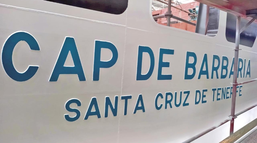 El “Cap de Barbaria” es el primer ferry eléctrico de la compañía y de toda España.