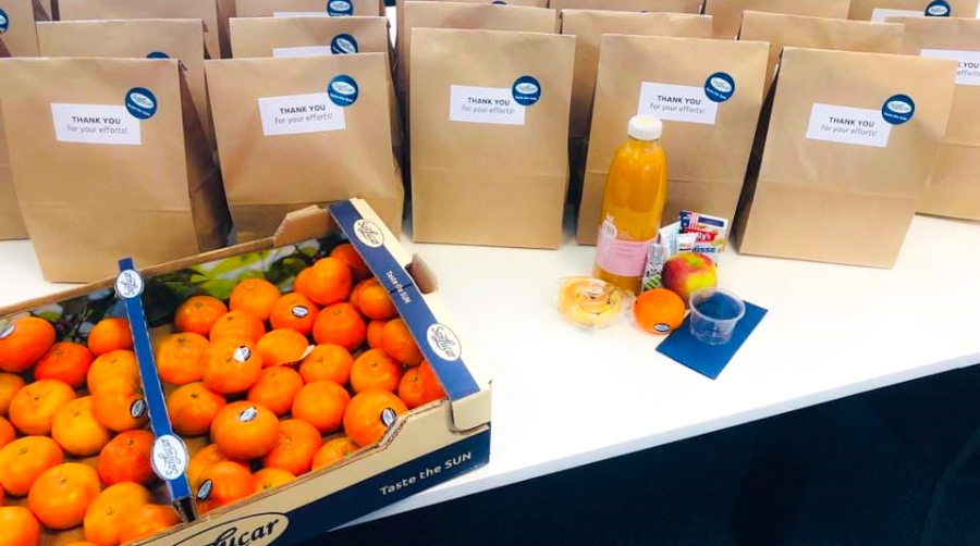 SanLucar, Fresaflor, Llusar y Poveda distribuyen comida gratis entre los transportistas