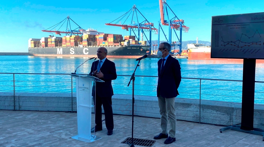 Puerto de Málaga supera los 4 millones de toneladas y crece un 62,8%