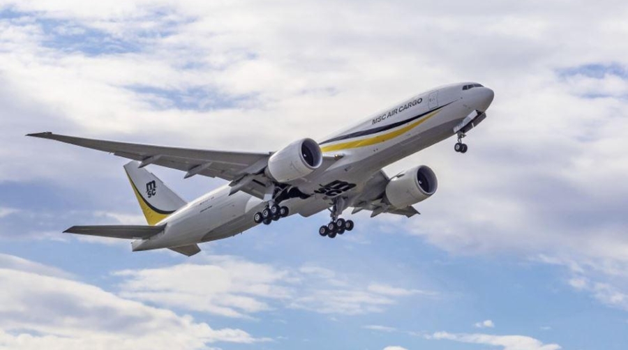 MSC Air Cargo recibe su cuarto avión Boeing 777-200 Freighter