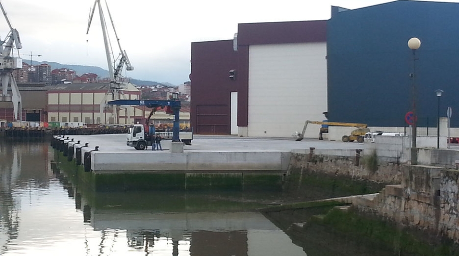 La AP de Bilbao acondiciona el Muelle de Axpe para mejorar el servicio a las industrias de la R&iacute;a