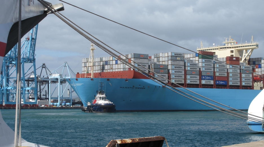 El &ldquo;Majestic Maersk&rdquo; escala en Algeciras