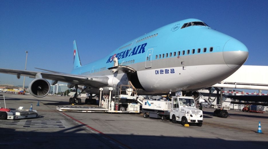 Korean Air opera su ruta Madrid-Seul con B-747/400