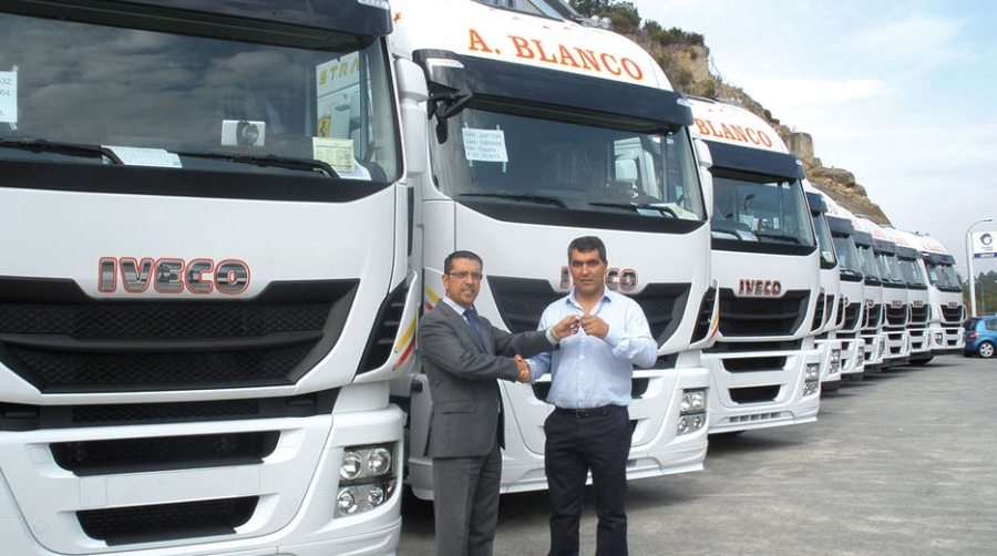 Transportes An&iacute;bal Blanco recibe 10 Iveco Stralis