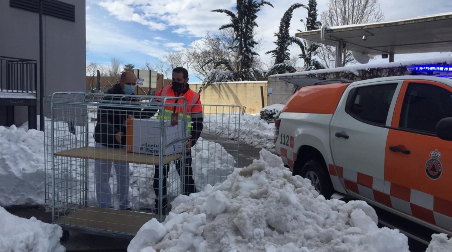 Foronda, alternativa a Barajas si las vacunas no pueden llegar hoy a Madrid