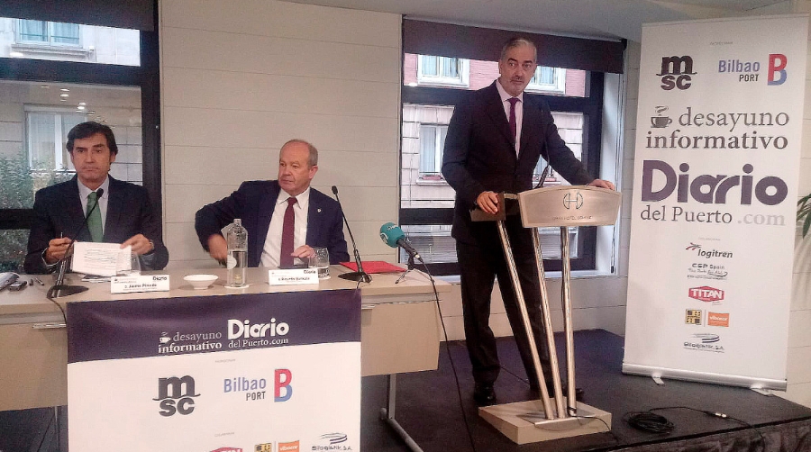 Diario del Puerto re&uacute;ne a la comunidad log&iacute;stica de Bilbao en un Desayuno Informativo con Ricardo Barkala