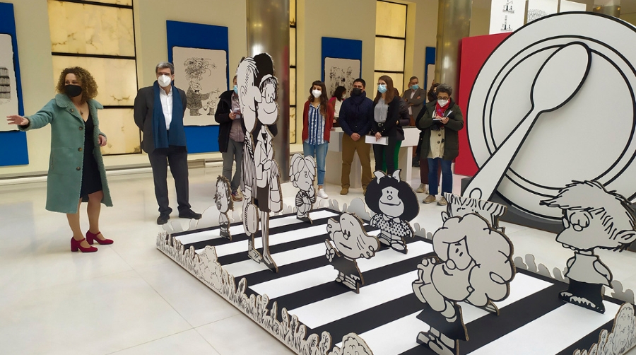 Valenciaport afianza su apuesta cultural con la ciudadan&iacute;a con un homenaje a Quino