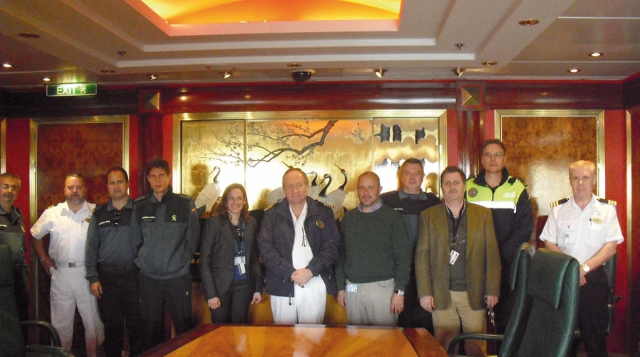 La seguridad en los equipajes de los cruceros, a estudio en el Puerto de M&aacute;laga