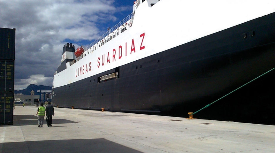 Vapores Suardiaz incorpora el Puerto de Gandia a su servicio entre el Mediterr&aacute;neo y Canarias