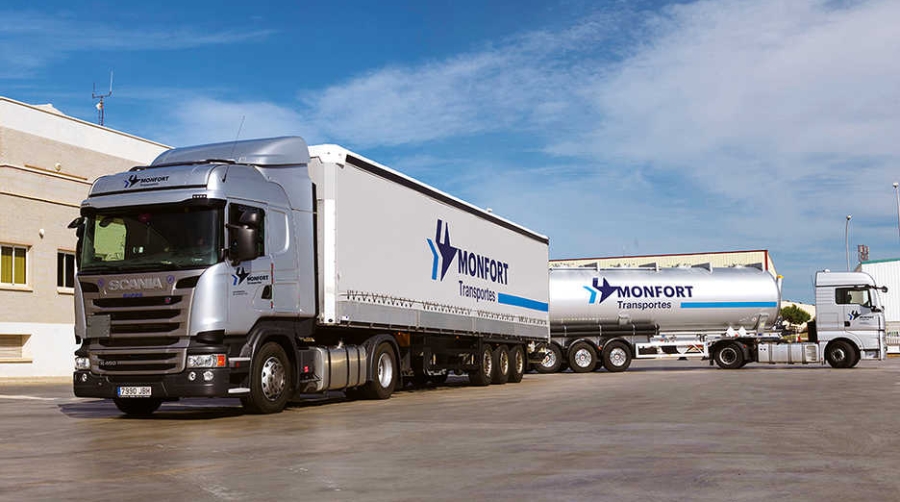 Transportes Monfort renueva 55 cabezas tractoras y ampl&iacute;a su aparcamiento en la Ciudad del Transporte