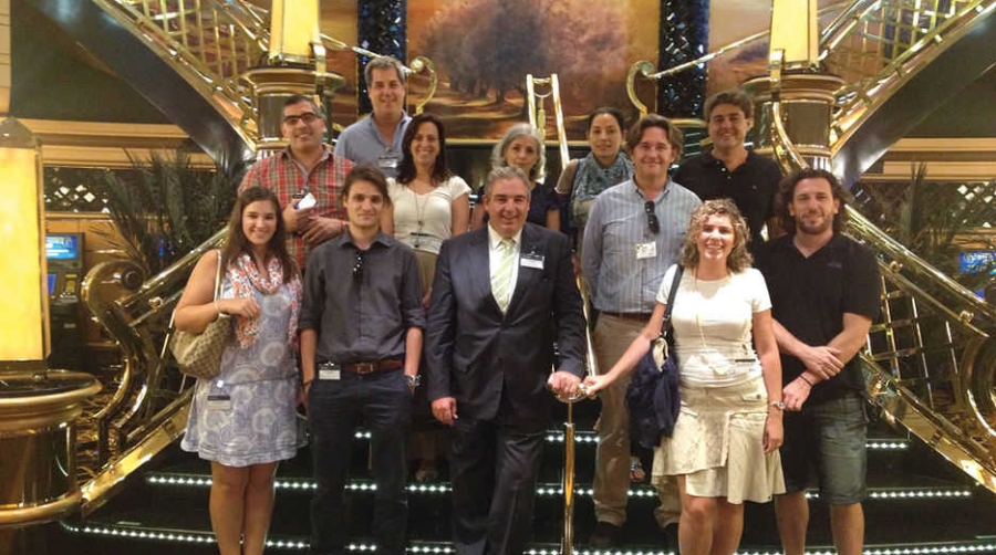 La AAAIPEC visita el "MSC Splendida"