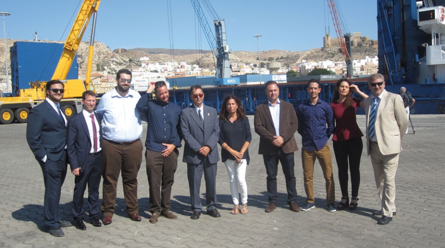 El Puerto de Almer&iacute;a recibe el segundo env&iacute;o de travertino y caliza de Cantursa en el &ldquo;Butes&rdquo;