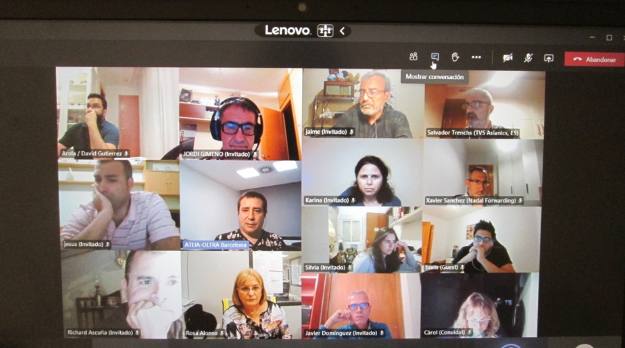 ATEIA-OLTRA Barcelona contin&uacute;a con la formaci&oacute;n por v&iacute;a telem&aacute;tica