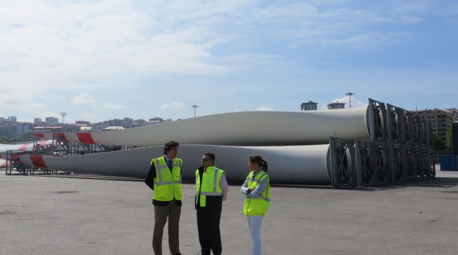 Vigo acoge una compleja descarga de e&oacute;licos de grandes dimensiones