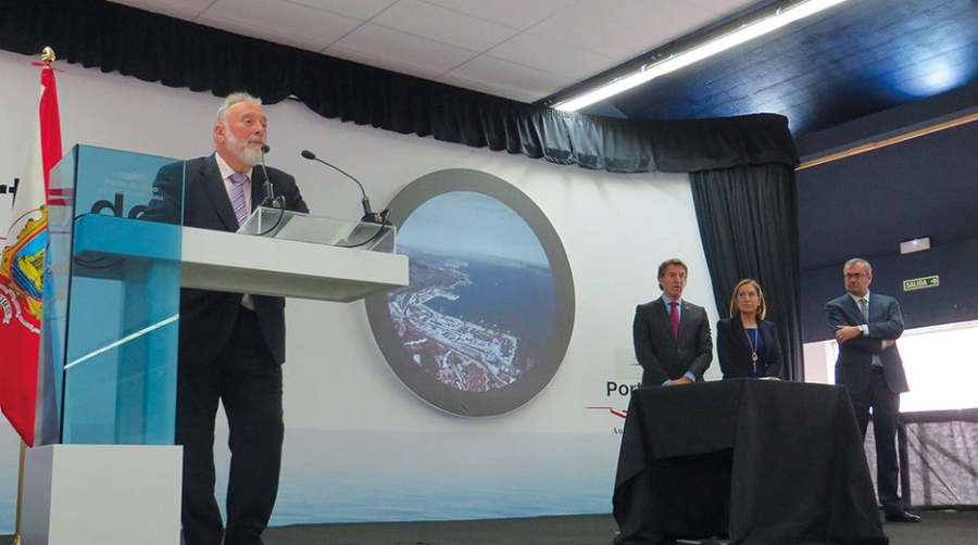 L&oacute;pez Veiga: &quot;Queremos hacer de Vigo un puerto competitivo y econ&oacute;micamente eficaz&quot;