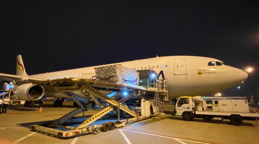 Llegan a Valencia otros dos aviones procedentes de China con material sanitario