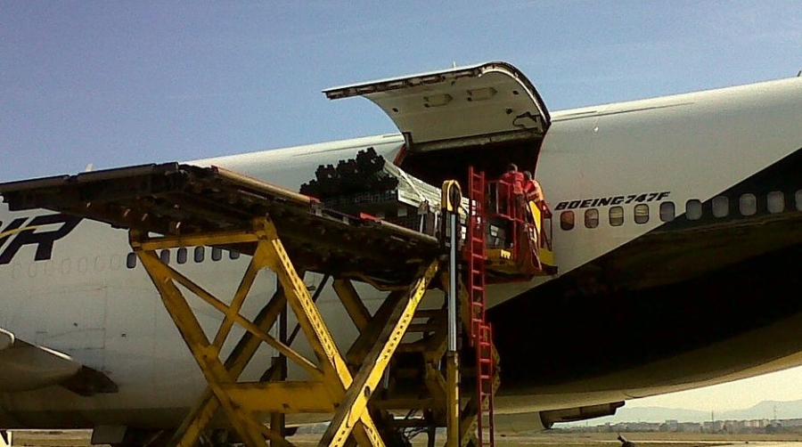 La carga a&eacute;rea en el Aeropuerto de Foronda subi&oacute; un 6,9% hasta agosto