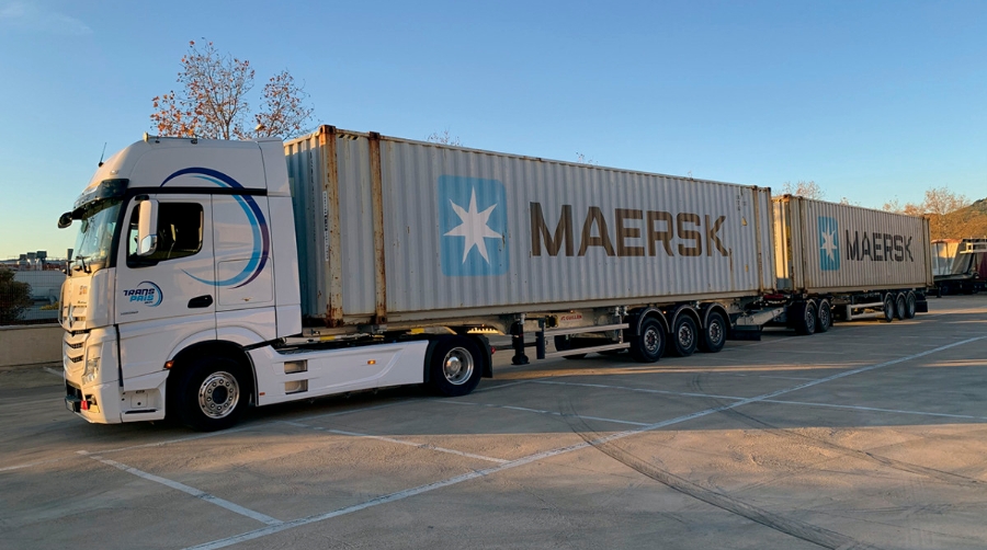 Transpais apuesta por el Port de Barcelona con la incorporaci&oacute;n de un nuevo duotr&aacute;iler