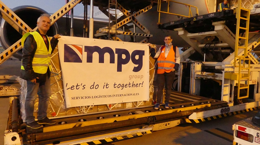 MPG opera su cuarto carguero con material sanitario&nbsp;