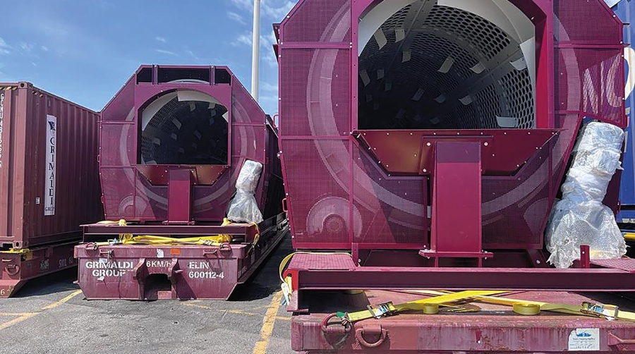 Grimaldi transporta dos mafis de 60’ desde el Port de Barcelona hasta Veracruz