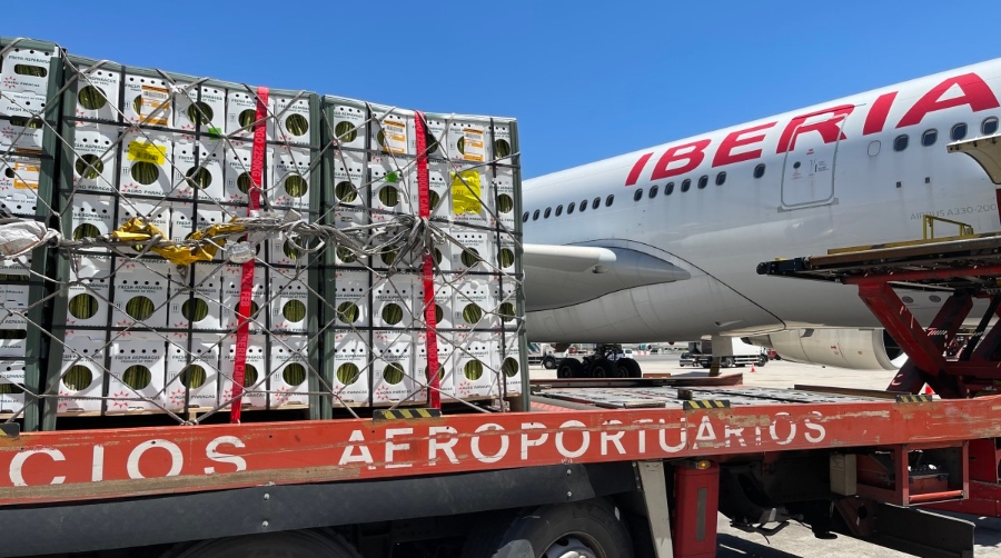 IAG Cargo, Iberia y British Airways transportan m&aacute;s de 2.000 toneladas de esp&aacute;rragos de enero a abril.