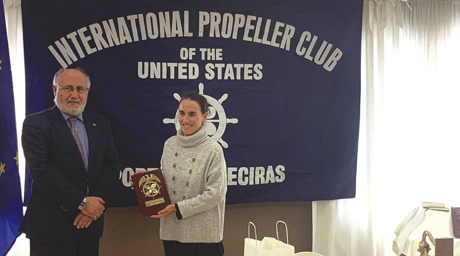 Propeller Algeciras reconoce el trabajo de Roc&iacute;o Garc&iacute;a