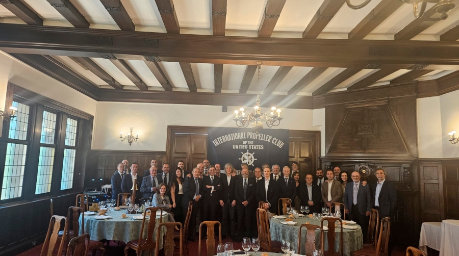 La convocatoria registró una elevada asistencia y un notable interés entre los miembros del Propeller Club.