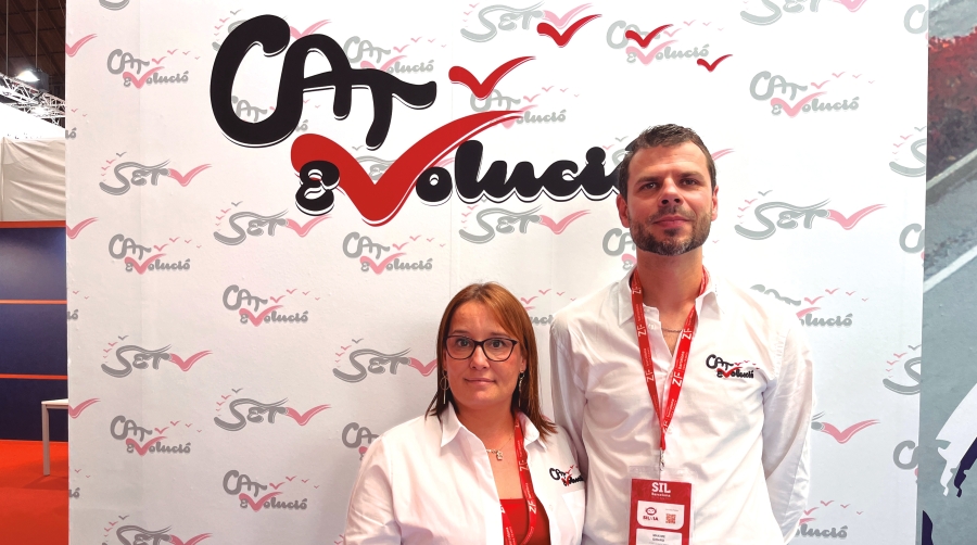 Miriam Arostegui y Maxime Girard, de SETV. Foto J.C.S.