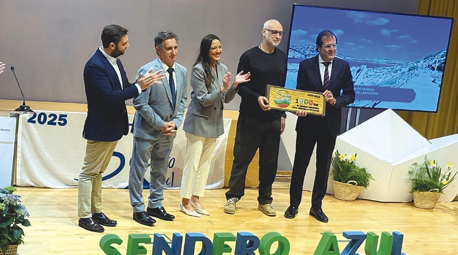 El “Sendero Azul Puerto de Cartagena” recibe la mención “Kilómetro 1000” de ADEAC