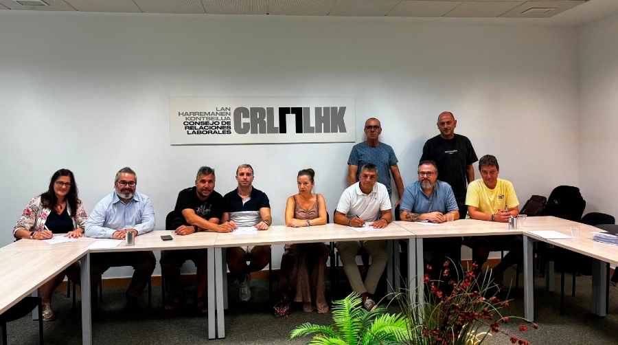 Firmado el convenio de transportes de mercancías por carretera de Bizkaia