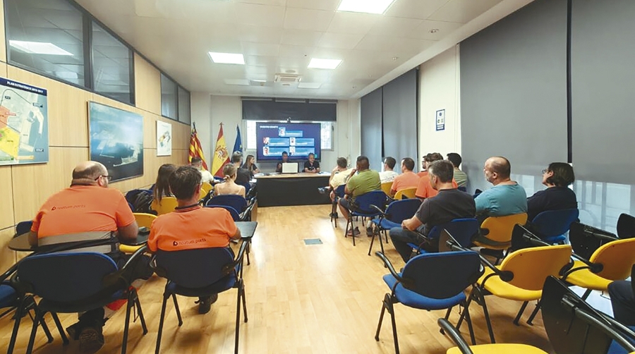Un momento del encuentro mantenido en Castellón.