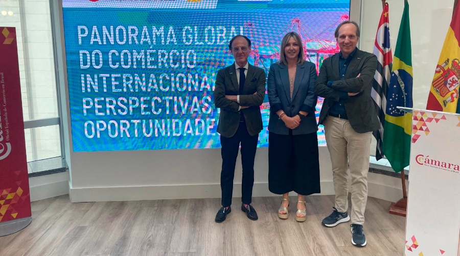 LA AP de Valencia y las empresas de la comunidad portuaria, con la cámara de comercio de España en Sao Paulo