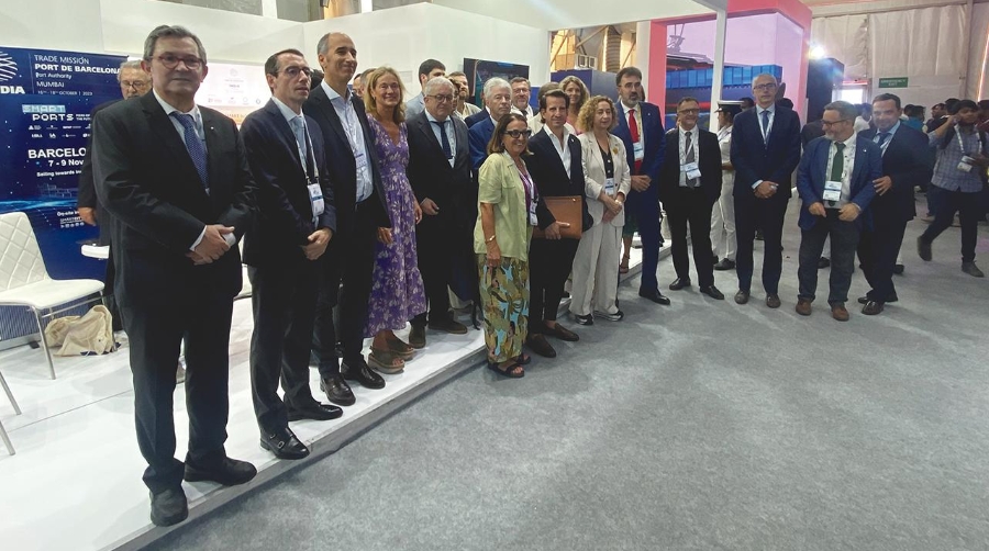 La misión empresarial del Port de Barcelona desembarca en la Global Maritime India Summit