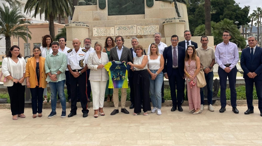 Presentación de la prueba deportiva organizada por la Autoridad Portuaria de Cartagena.