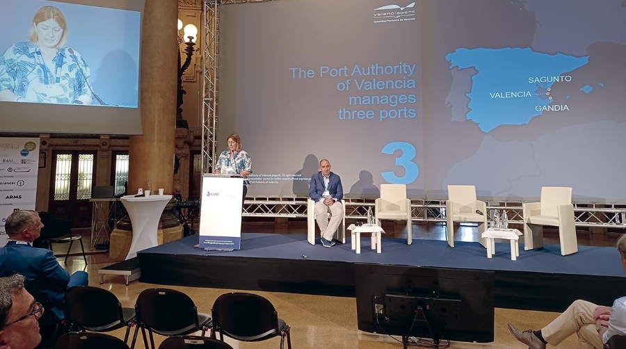 Cristina Rodríguez, responsable Comercial y de Desarrollo de Negocio de la APV, ha estado presente en Cool Logistics.