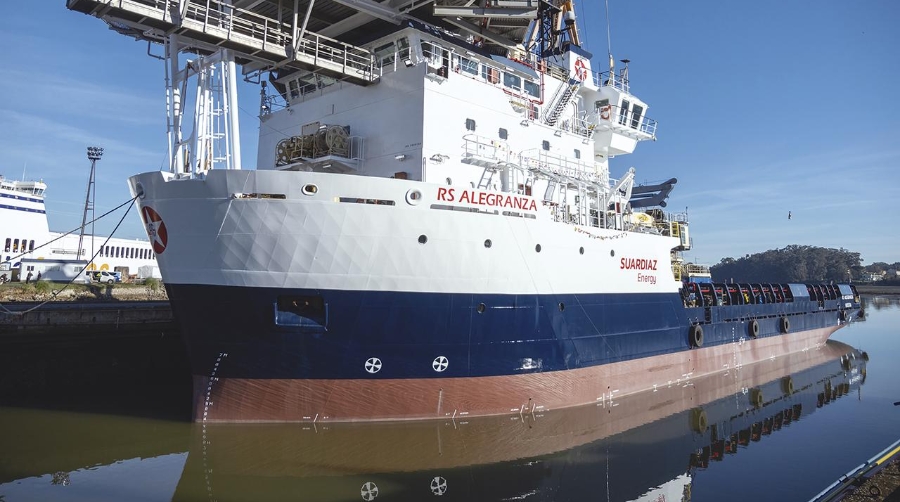 El bautismo se ha realizado en las instalaciones de Astander.