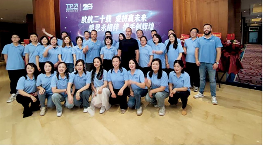 Transped celebra los 20 años de su implantación en China